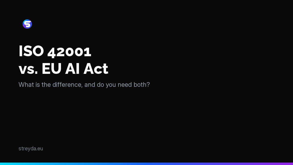 ISO 42001 vs the EU AI Act